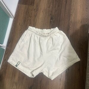 Daily Drills Cream Athletic Shorts